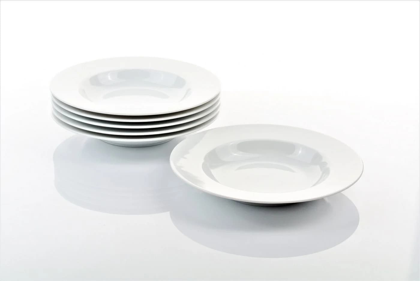 Retsch Arzberg Suppenteller Set 6-tlg. 23 cm Weiß Porzellan - Bild 3
