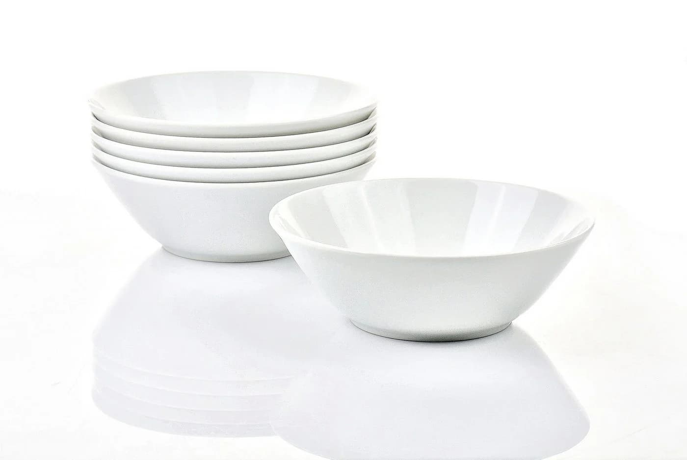 Retsch Arzberg Müslischale HEIKE WEISS 16 cm 6er Set Weiß Porzellan - Bild 3