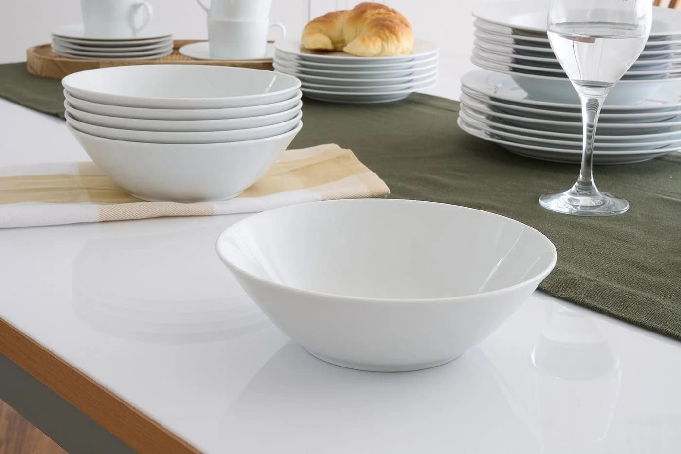 Retsch Arzberg Schale HEIKE WEISS 19 cm 6-tlg. Weiß