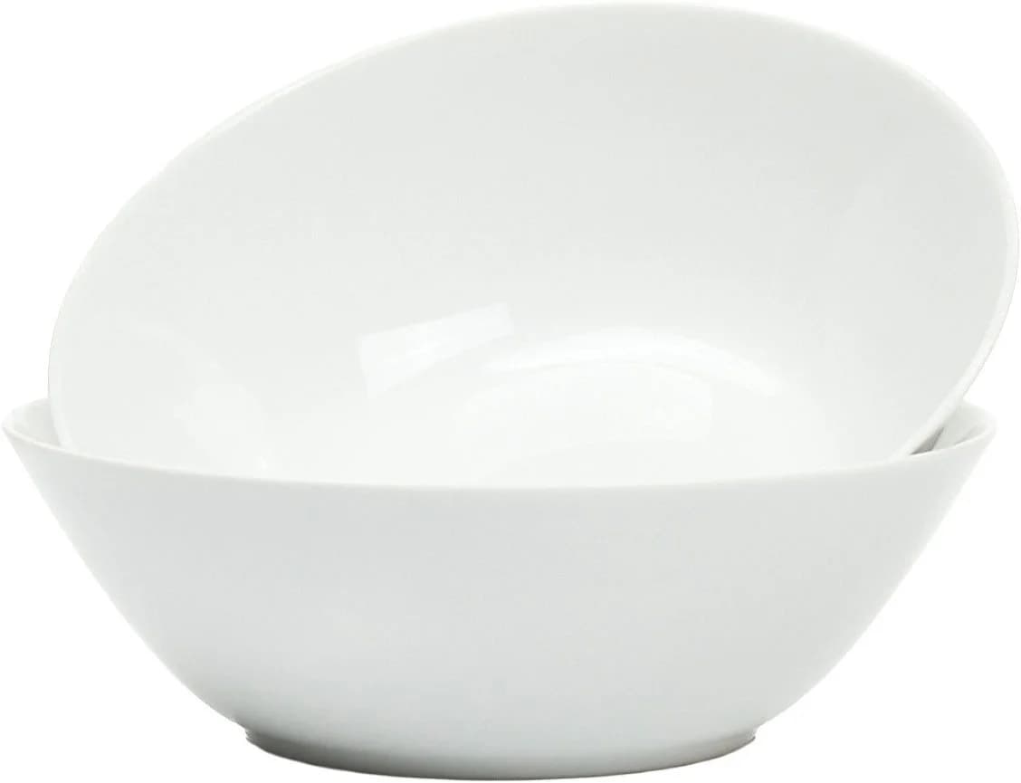 Retsch Arzberg Servierschale HEIKE WEISS 25 cm 2-teilig Weiß Porzellan - Bild 2