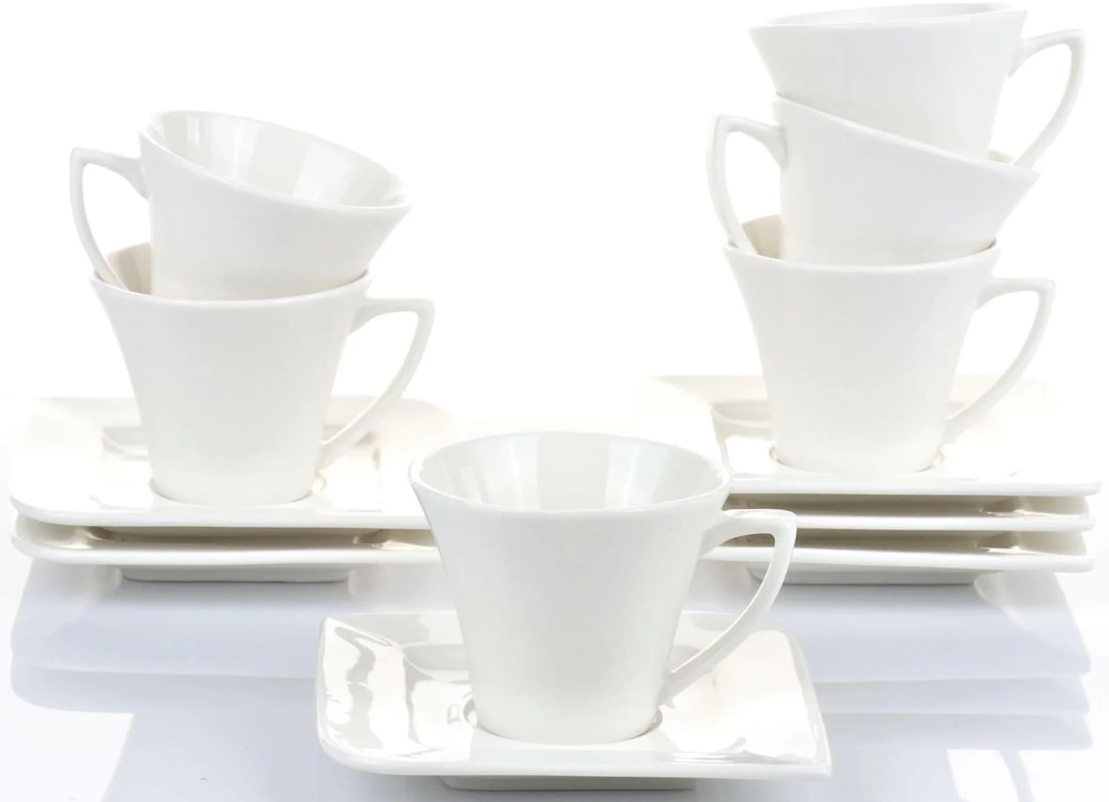 RETSCH ARZBERG Espressotassen-Set 12-tlg. Beige Fine China-Porzellan