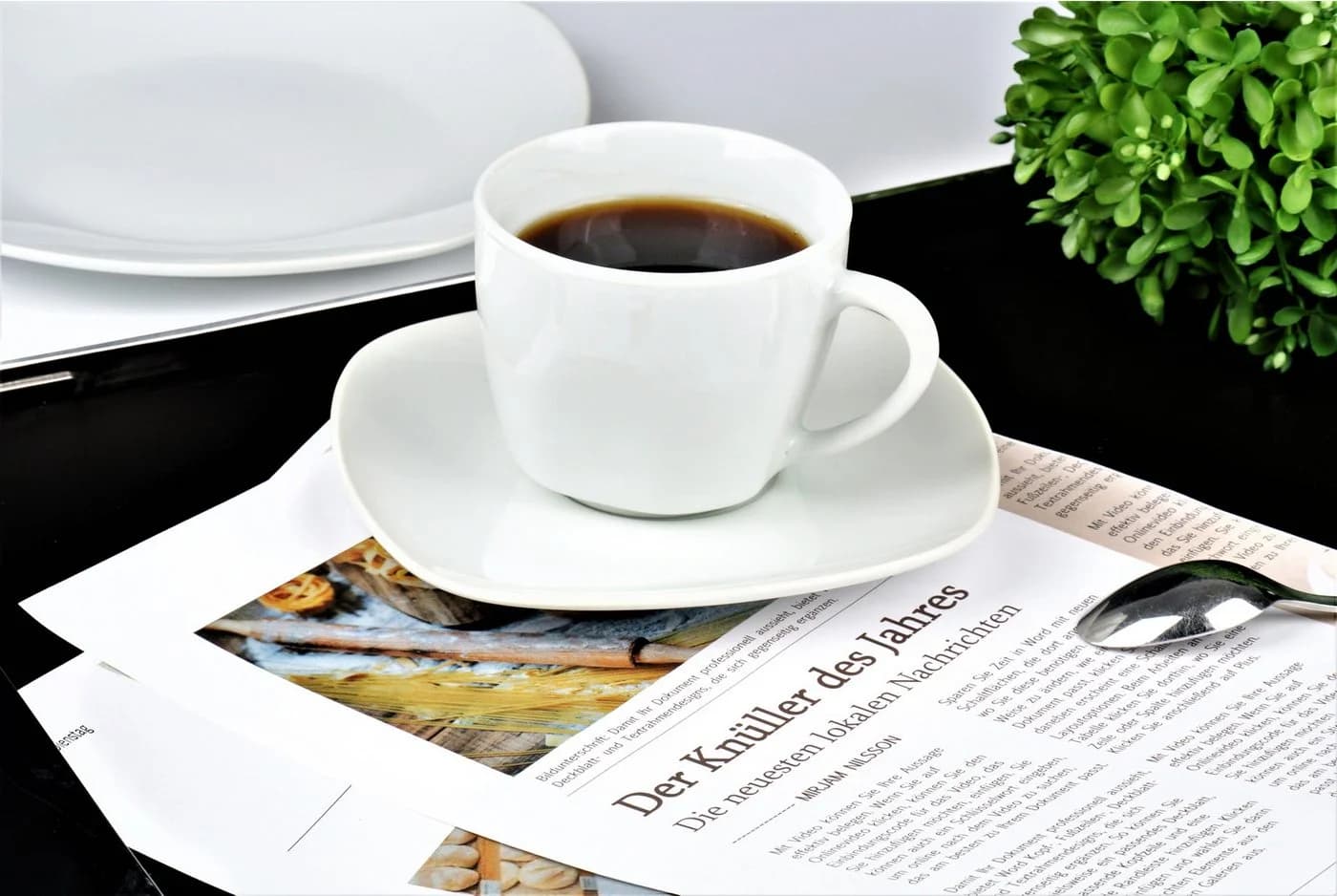 Retsch Arzberg Kaffeeservice FINO 18-tlg. Weiß Porzellan - Bild 3