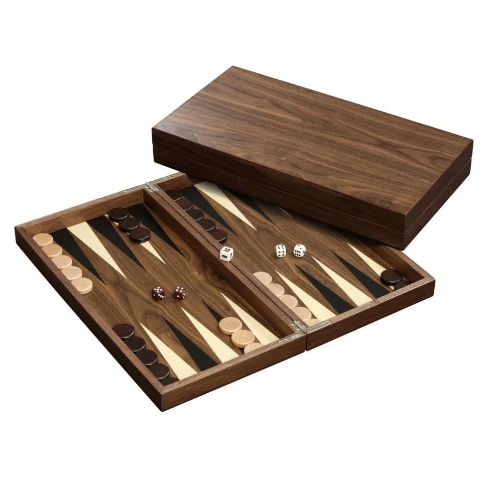 Philos Backgammon Kassette Pantelis Holz groß