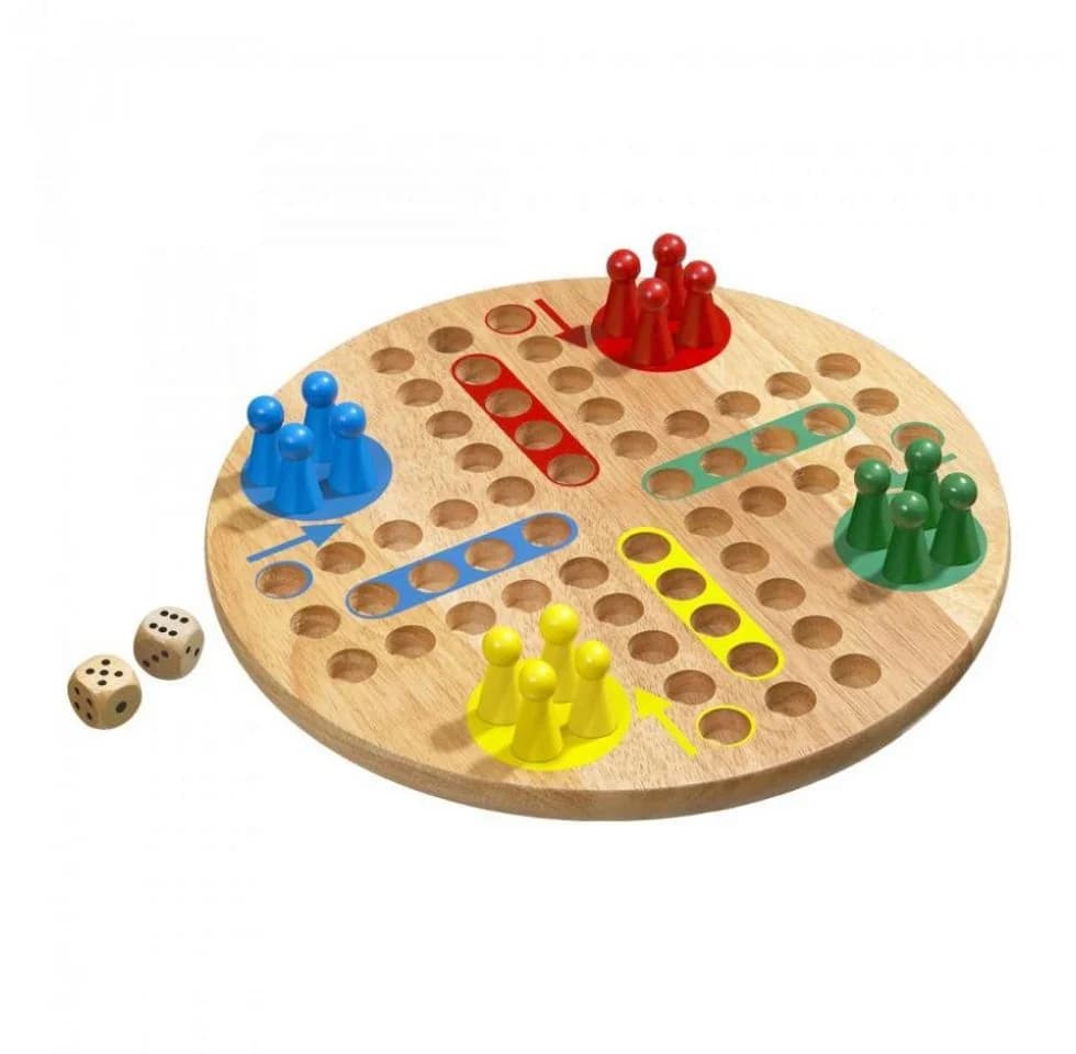 Philos Würfelspiel Groß Eschenholz 16 Spielsteine