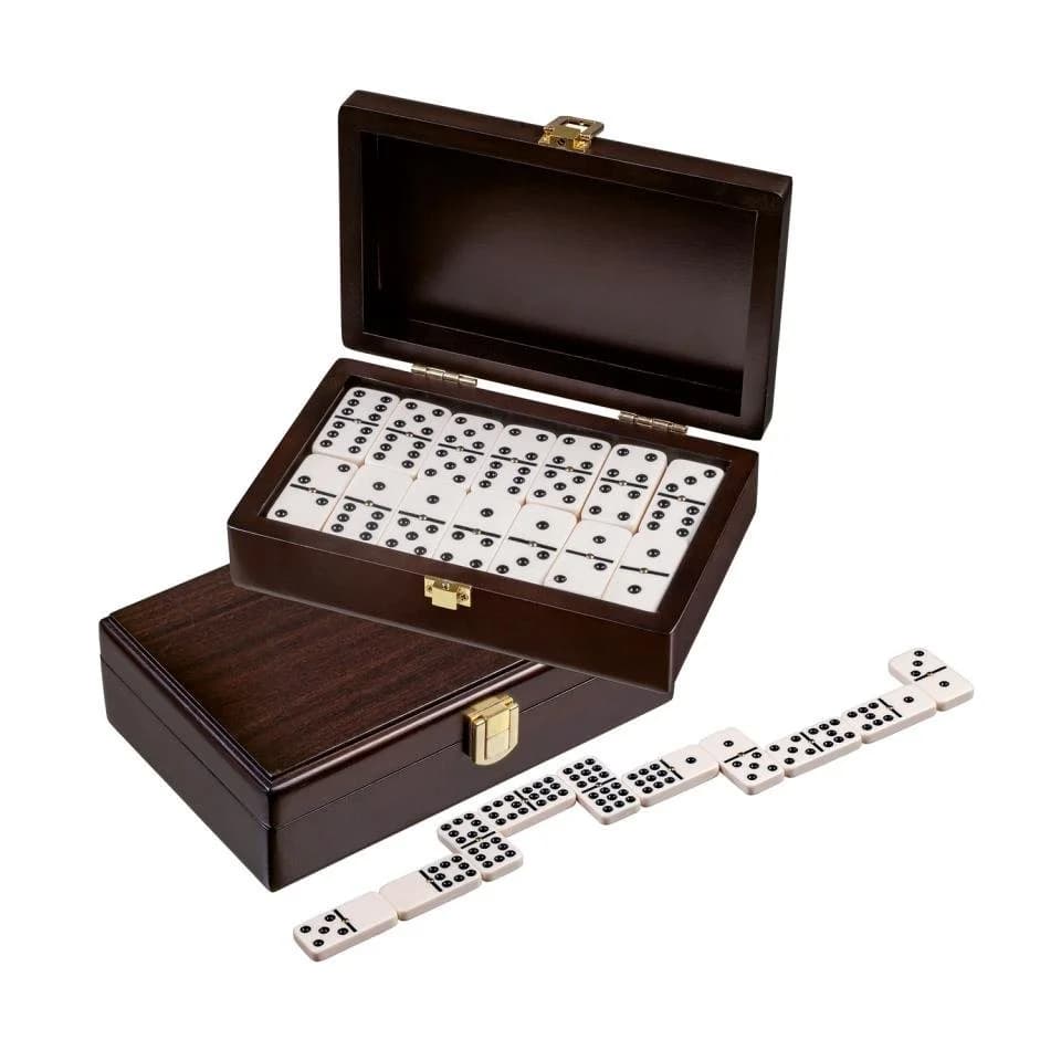 Philos Domino Doppel 9 Walnussoptik
