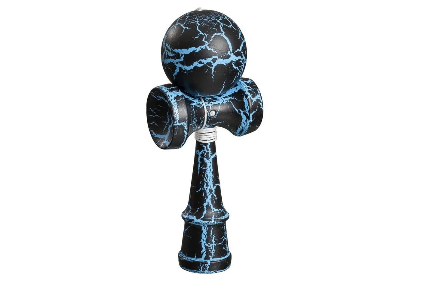 Philos Kendama Spiel Schwarz-Blau Robinienholz Geschicklichkeitsspiel
