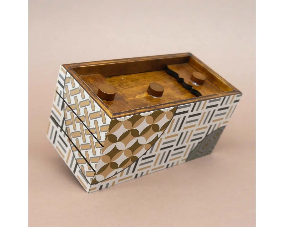 Philos Spiel SECRET BOX AUTUMN - Rätselbox aus Holz