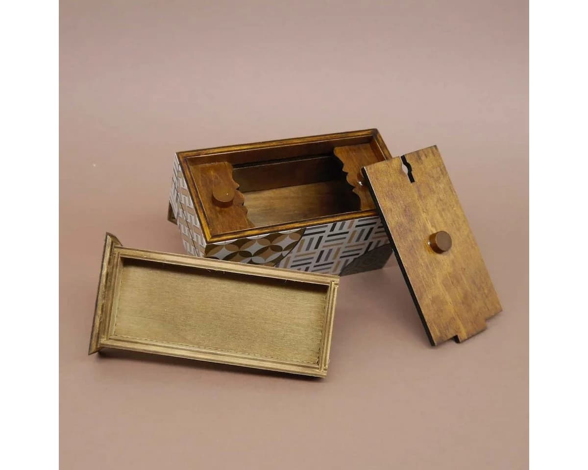 Philos Spiel SECRET BOX AUTUMN - Rätselbox aus Holz - Bild 3