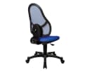 TOPSTAR Schreibtischstuhl Open Art Junior blau mit Muldensitz Bild 1