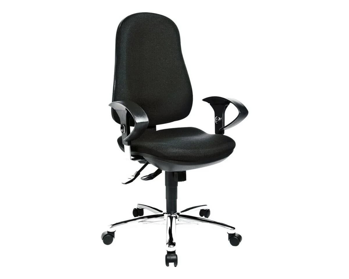 TOPSTAR Schreibtischstuhl Support Deluxe Schwarz mit Armlehnen - Bild 2