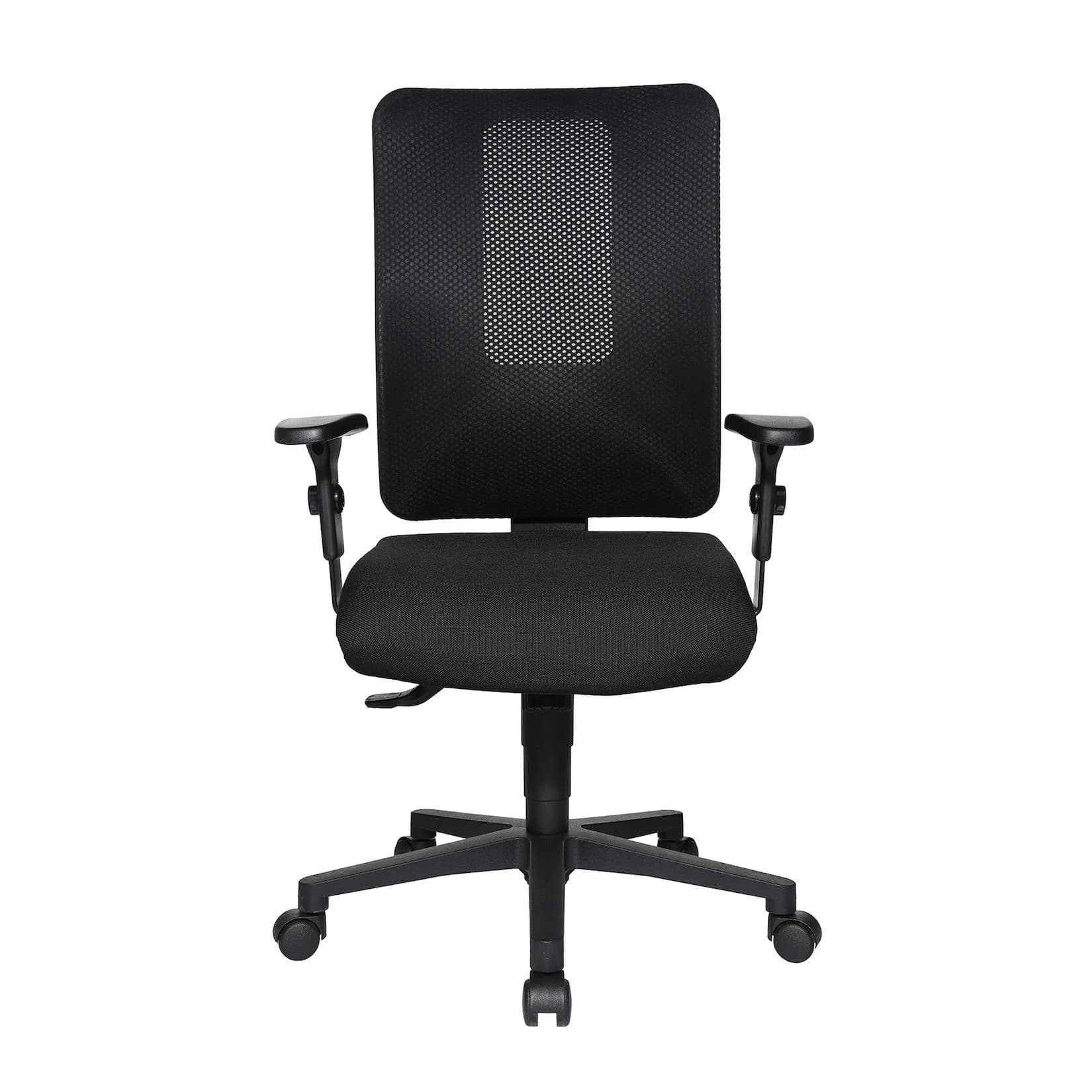 Topstar Profi Bürostuhl HJH WORK PRO Stoff mit Armlehnen höhenverstellbar Grau