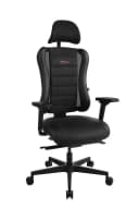 TOPSTAR Gaming-Stuhl SITNESS RS-PRO Schwarz/Rot Kunstleder 3-fach verstellbare Armlehnen Bild 2