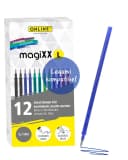 12x Radierbare Ersatzminen für Legami Gelstifte Schwarz Blau Grün Bild 2