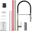 SCHÜTTE Spültischarmatur Design Ausziehbar 360° Silber/Schwarz Bild 1