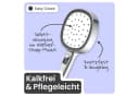 instmaier Handbrause Cleo Chrom/Weiß mit Nebelfunktion und Wasserstopp Bild 5