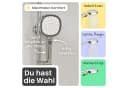 instmaier Duschsystem Cleo Chrom 3 Strahlarten Regendusche Handbrause Bild 3