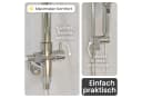 instmaier Duschsystem Cleo Chrom 3 Strahlarten Regendusche Handbrause Bild 4