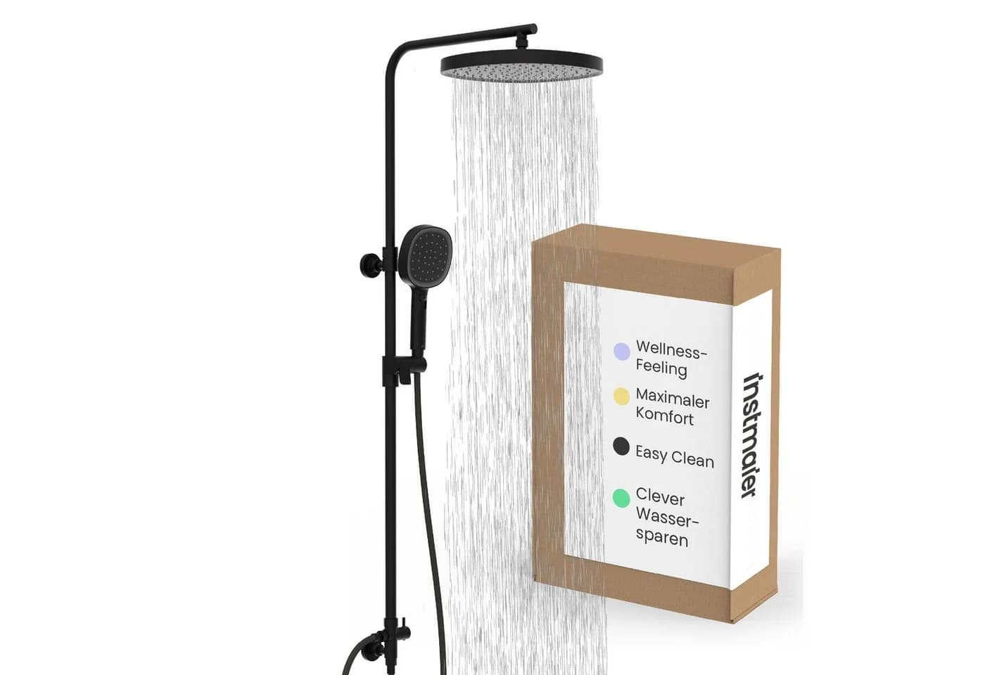 instmaier Duschsystem Cleo Schwarz mit iF Design Award 2025 - Bild 2