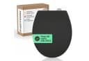 instmaier Helma WC-Sitz Schwarz mit Absenkautomatik Duroplast Bild 2