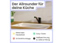 instmaier Spültischarmatur Vera Schwarz Matt Hochdruck 360° schwenkbar Bild 1