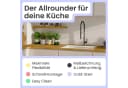 instmaier Küchenarmatur Nova Spültischarmatur Schwarz Grau Flexible Handbrause Bild 1