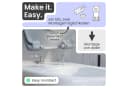 instmaier WC-Sitz Alma Made in Germany Bakterienabweisend Duroplast 250kg Manhattan-Grau Absenkautomatik Bild 5
