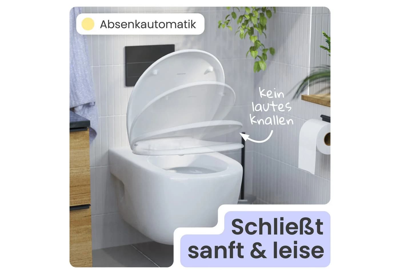 instmaier WC-Sitz Alma Weiß Made in Germany Duroplast Absenkautomatik - Bild 3