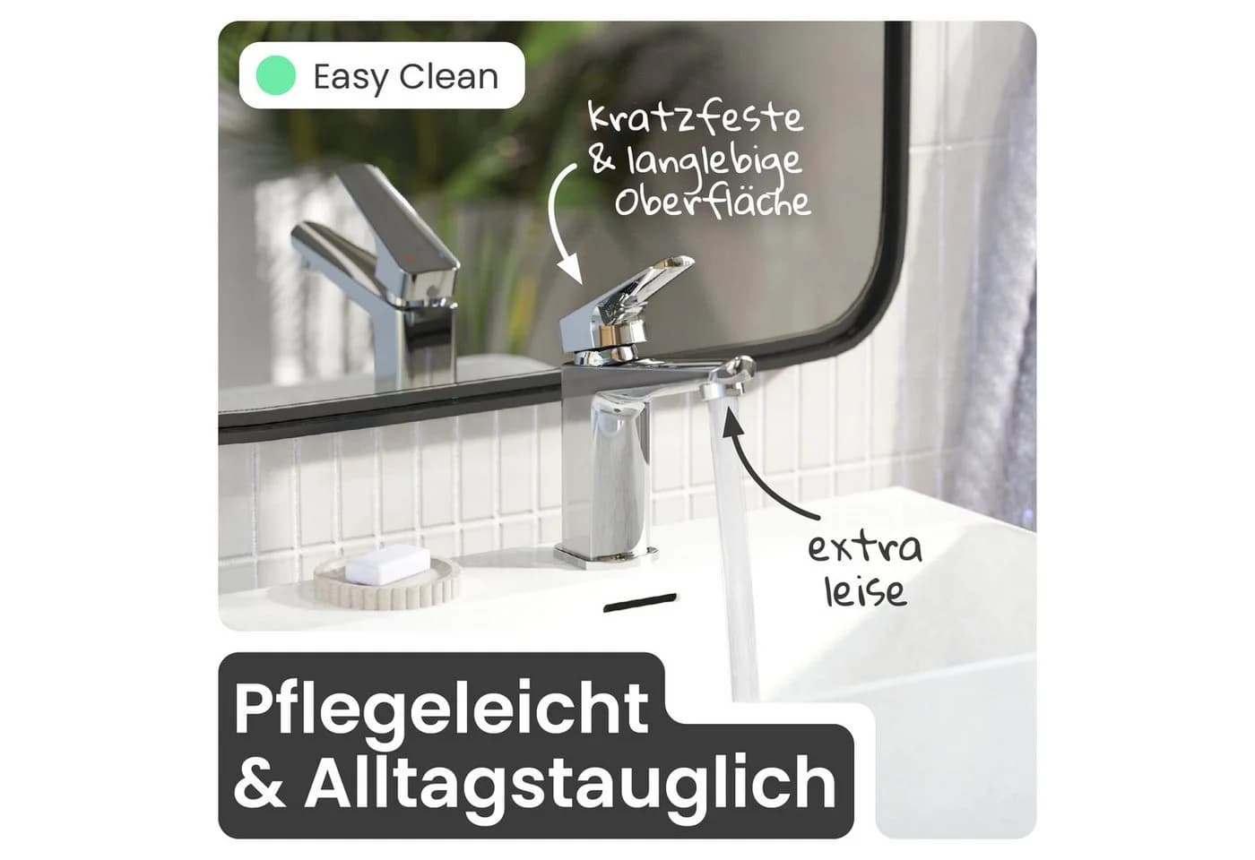 instmaier Waschtischarmatur Amelie Chrom - Bild 4