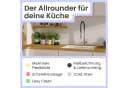 instmaier Küchenarmatur Nova, Spültischarmatur mit hohem Auslauf, flexible Handbrause 2 Strahlarten Bild 1