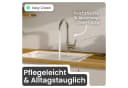 instmaier Küchenarmatur Leona 360° schwenkbar Edelstahl-Optik Hochdruck Bild 5