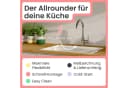instmaier Küchenarmatur Leona Chrom 360° schwenkbar Niederdruck Bild 1