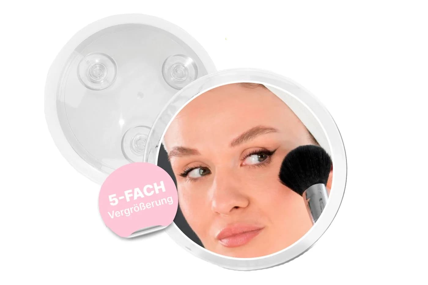 Fantasia Beauty Badspiegel 5-fach Vergrößerung Acryl 23 cm - Bild 2