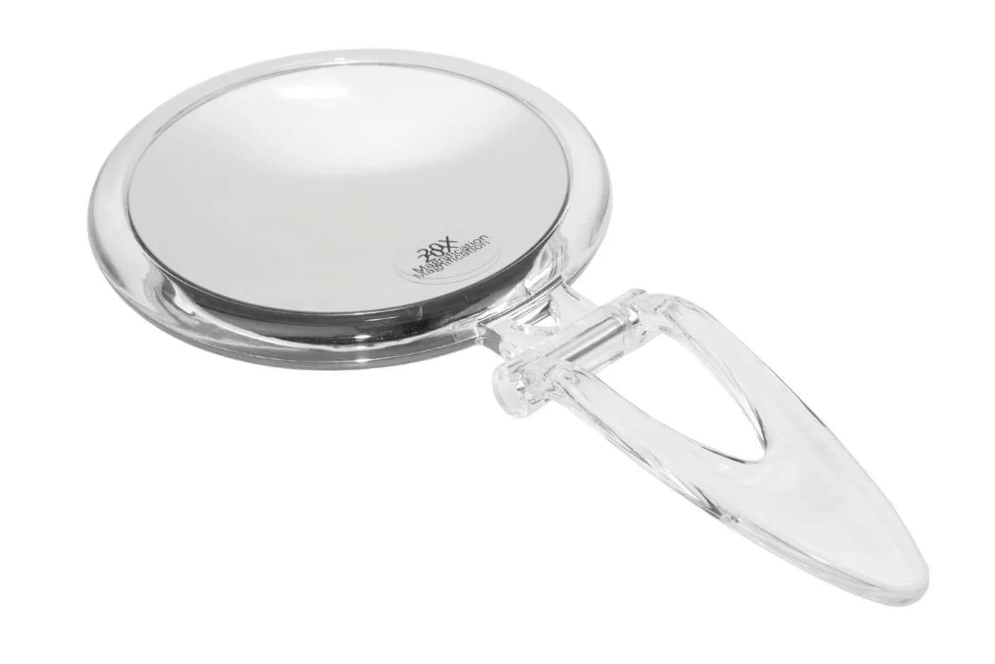 Fantasia Beauty Schminkspiegel Reisespiegel Acryl 20-fach Vergrößerung Ø 10,5 cm