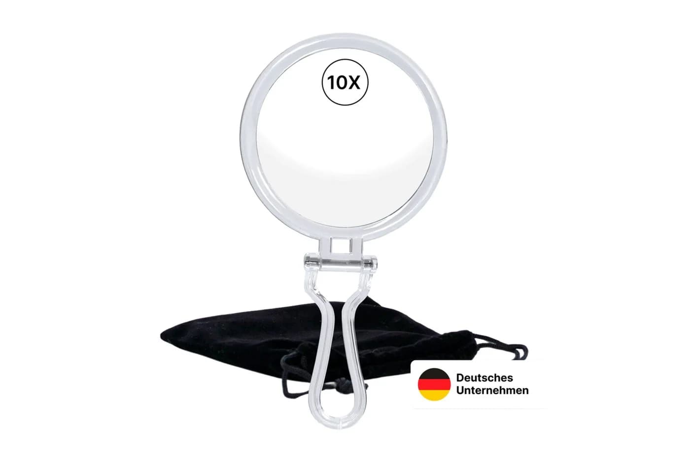 Fantasia Beauty Kosmetikspiegel Acryl 10-fach Vergrößerung 16 cm