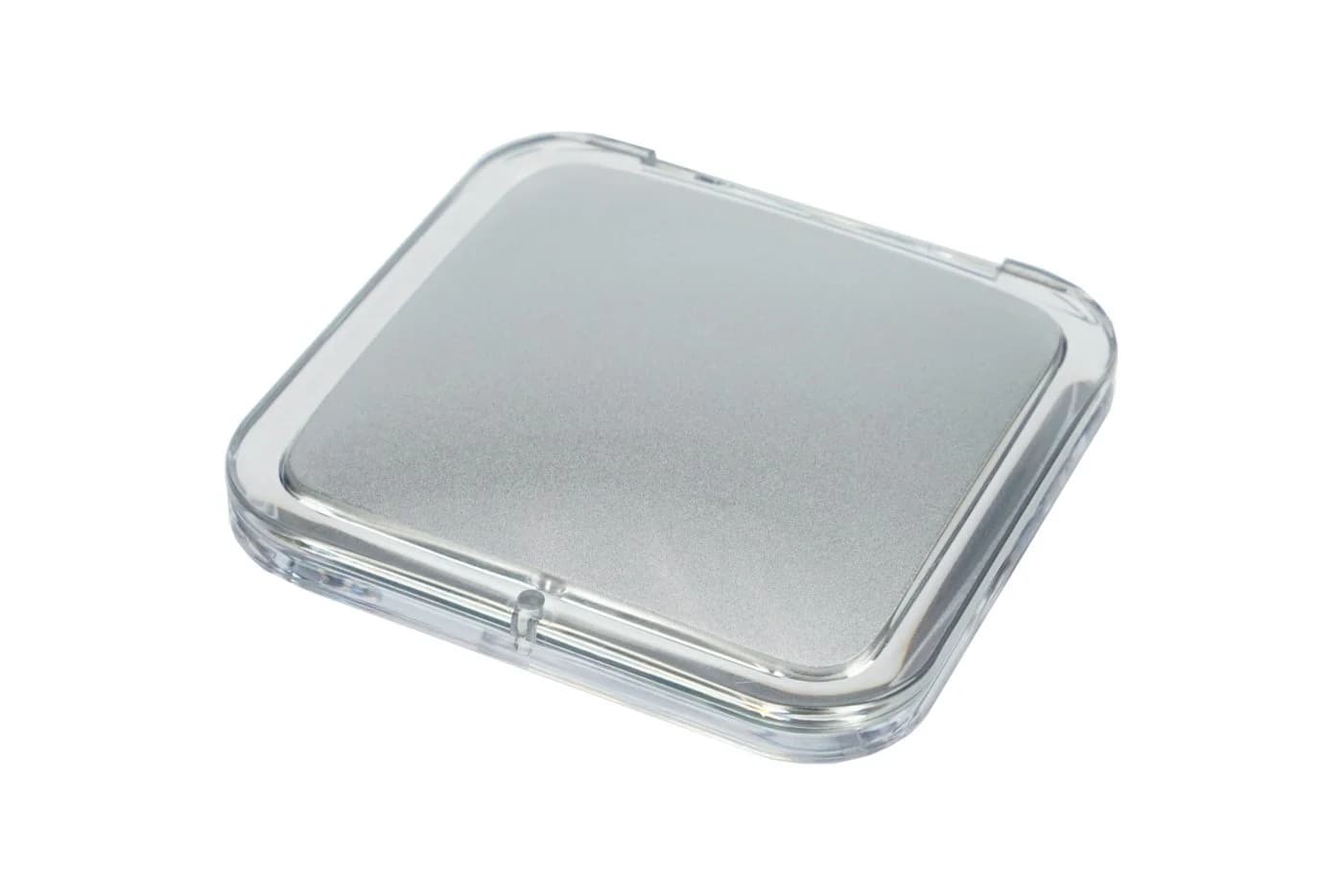 Fantasia Beauty Taschenspiegel Acryl/Silberfarben 15-fach Vergrößerung