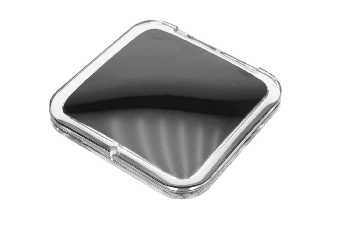 Fantasia Beauty Taschenspiegel Acryl/Schwarz mit 15-fach Vergrößerung