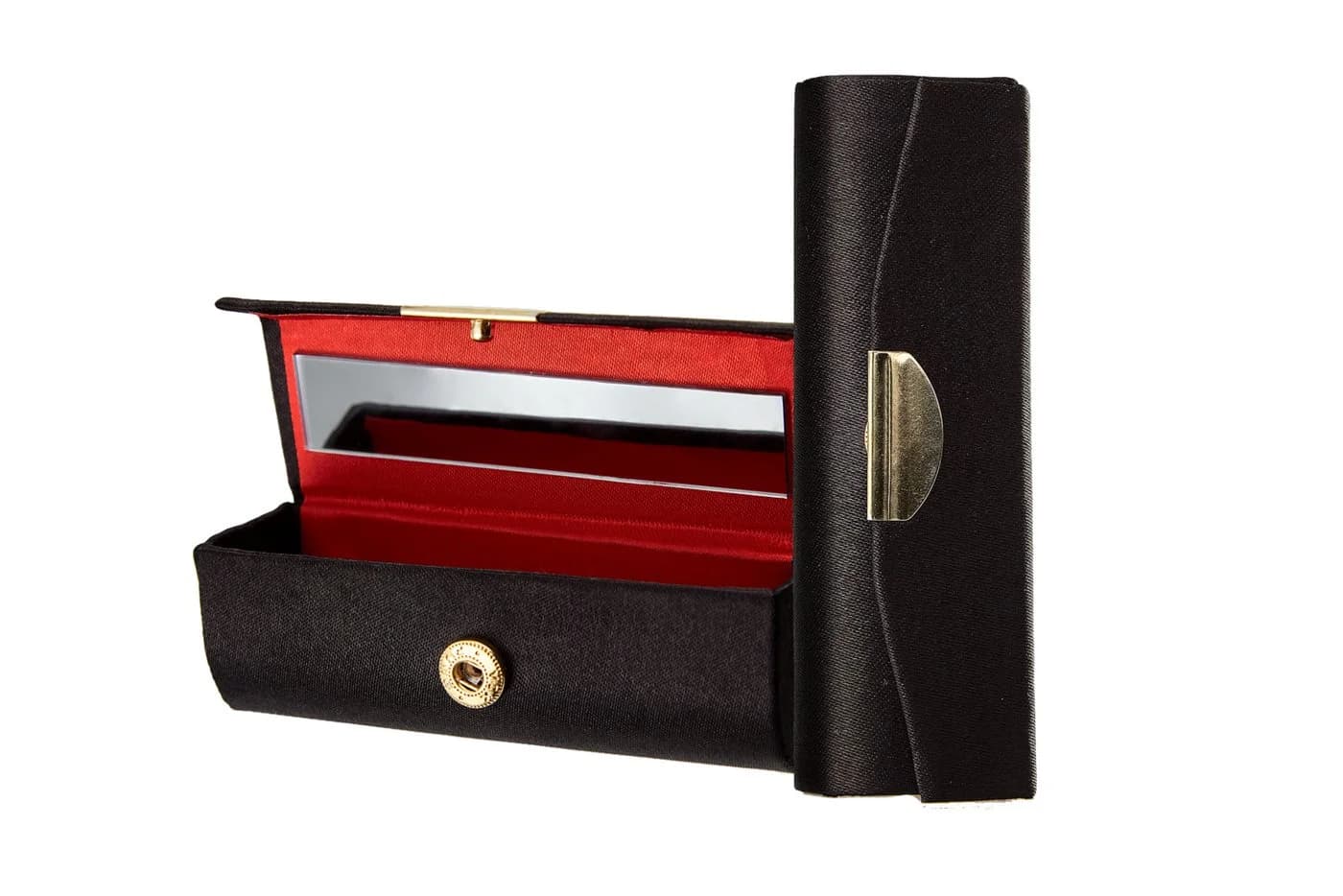 Fantasia Beauty Make-Up Organizer Lippenstiftbox Schwarz Druckknopfverschluss - Bild 3