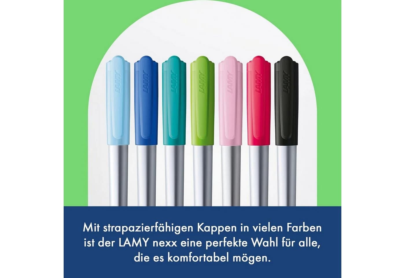 LAMY studio Füllhalter mattschwarz Metallclip Stahlfeder - Bild 5
