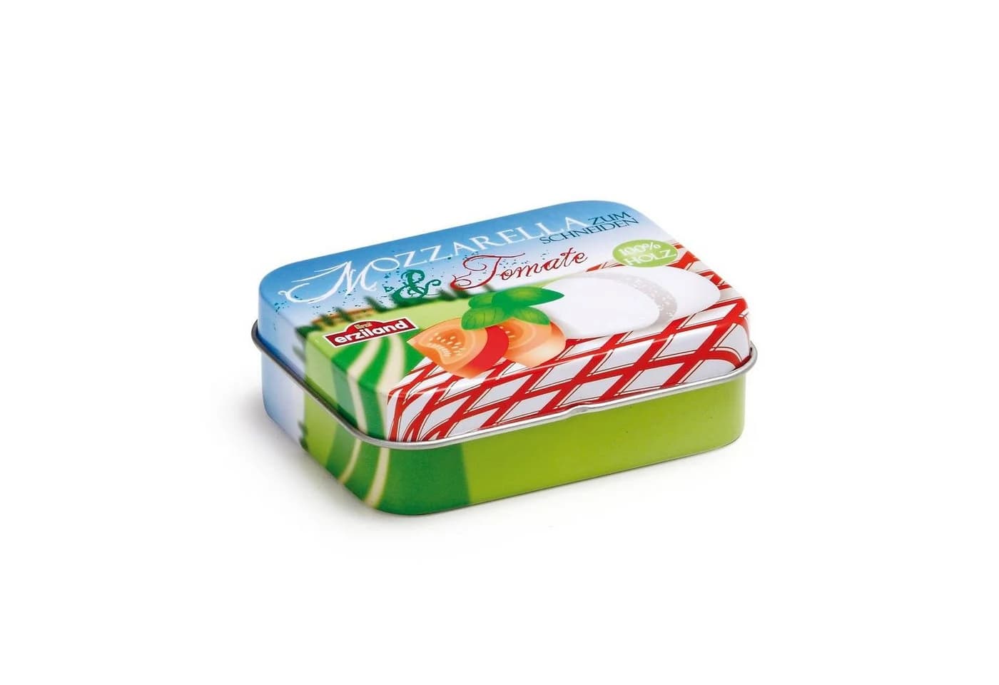Erzi® Kaufladensortiment Mozzarella & Tomate in Dose - Bunt Holz - Bild 2