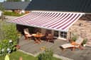 SPETTMANN VC30 Kassettenmarkise Bordeaux/Beige Aluminium mit Funkmotor Bild 2