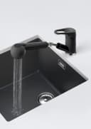 SCHOCK Armatur Cosmos SB Grau Chrom Ausziehbar Bild 1
