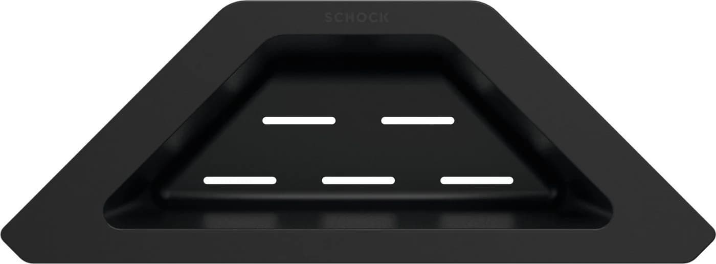 SCHOCK Eckschale Schwarz für Spüle