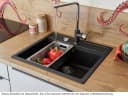 Schock Granitspüle rechteckig Anthrazit Cristalite® Bild 3