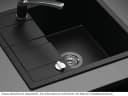 Schock Granitspüle rechteckig Anthrazit Cristalite® Bild 3
