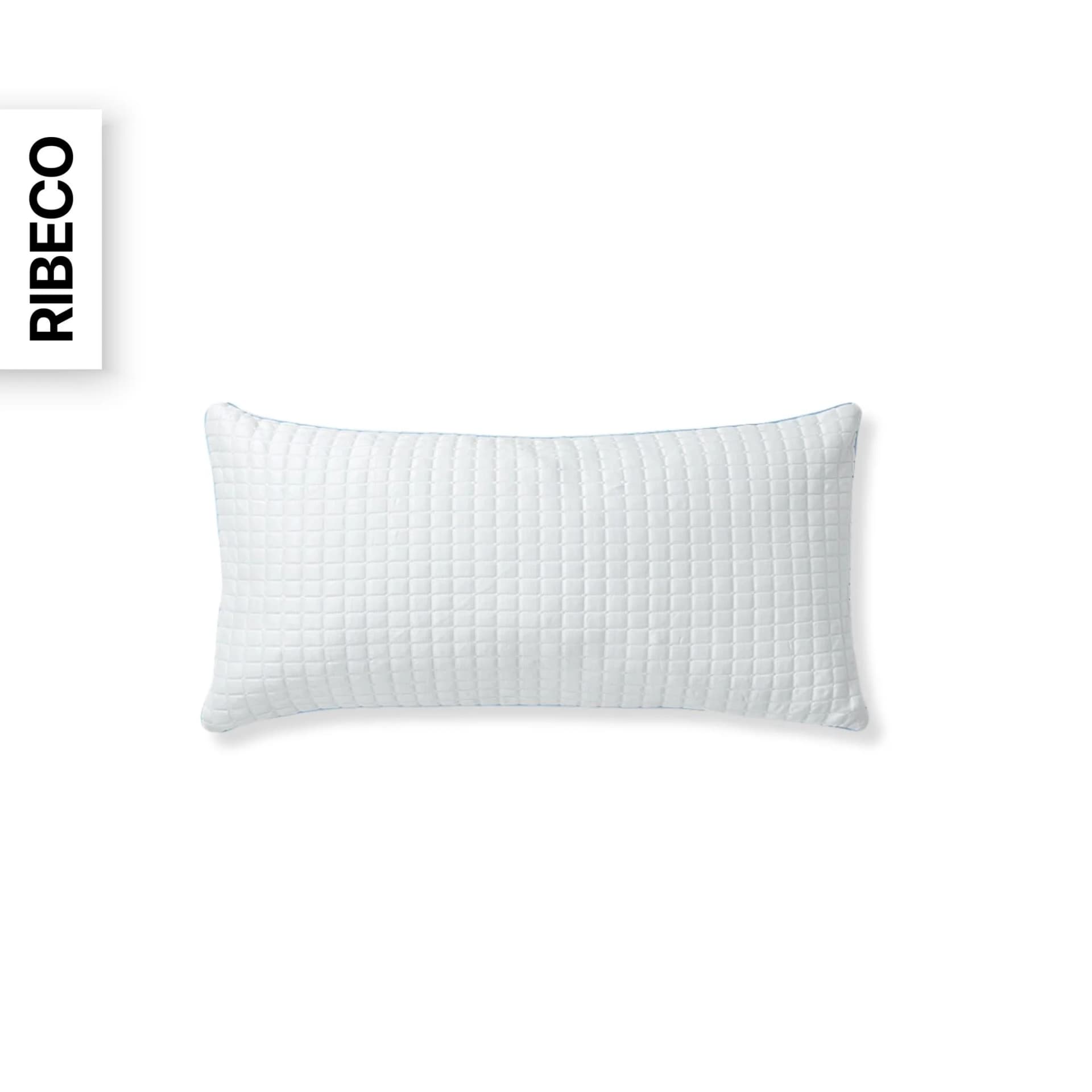 RIBECO Kopfkissen Olaf Weiß Sommer-Winter-Bezug