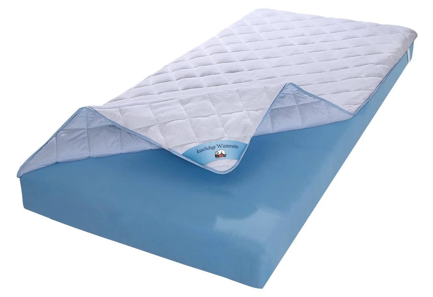 RIBECO Top Cool Matratzenauflage Weiß Polyester Ganzjahresnutzung - Bild 2