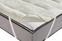 RIBECO Matratzenauflage Luise Beige Lammfloor Optik 100% Polyester Bild 1