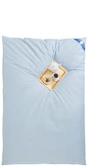 RIBECO Federbettdecke Leon Extrawarm Saphirblau Bild 1