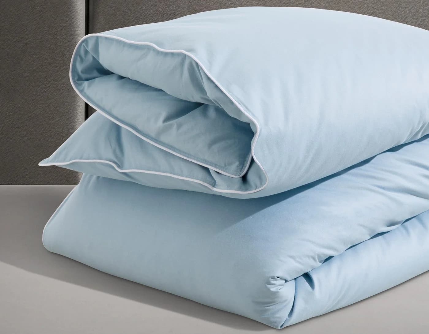 RIBECO Federbettdecke Leon Extrawarm Saphirblau - Bild 4