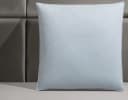 RIBECO Federkissen Leon 80x80 cm Blau Federn Daunen Bild 3